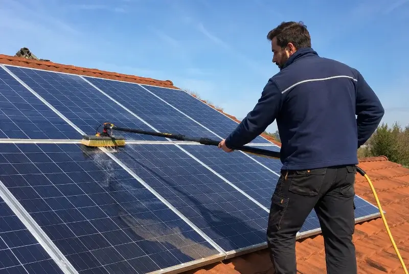 Nettoyage et entretien de panneaux solaires à Saint-Pompain